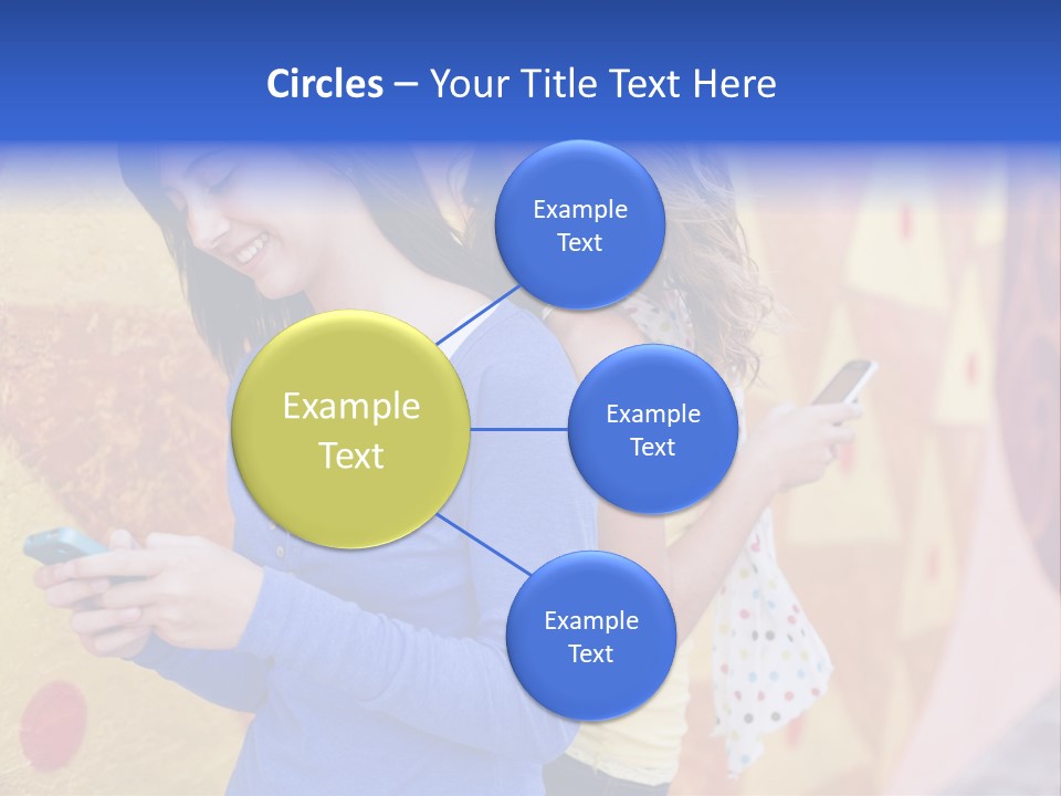 Cute Friendship Horizontal PowerPoint Template