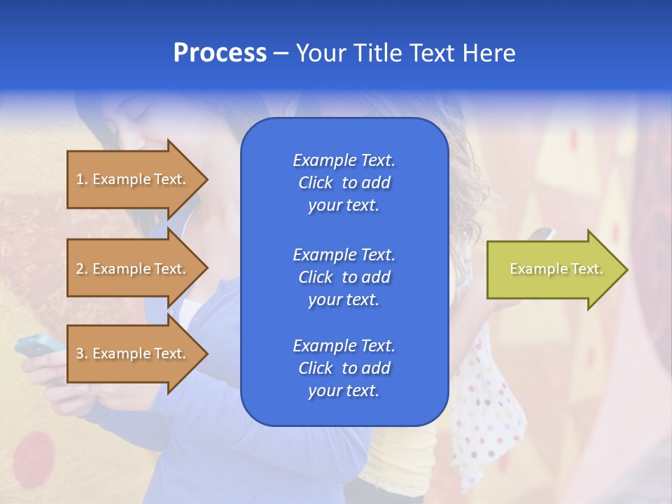Cute Friendship Horizontal PowerPoint Template