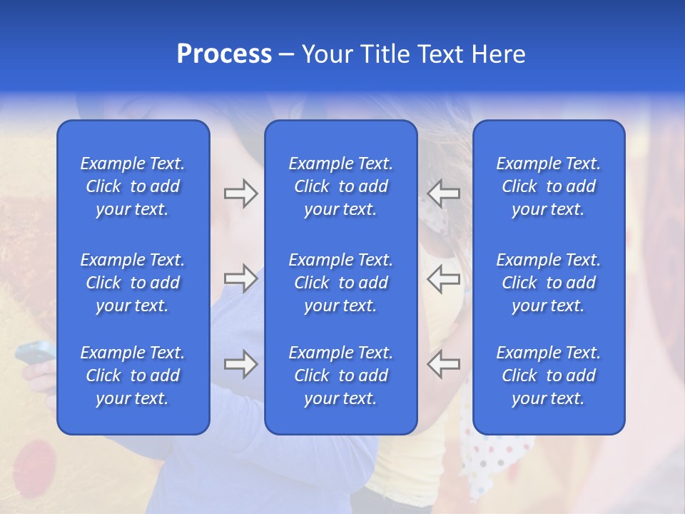 Cute Friendship Horizontal PowerPoint Template