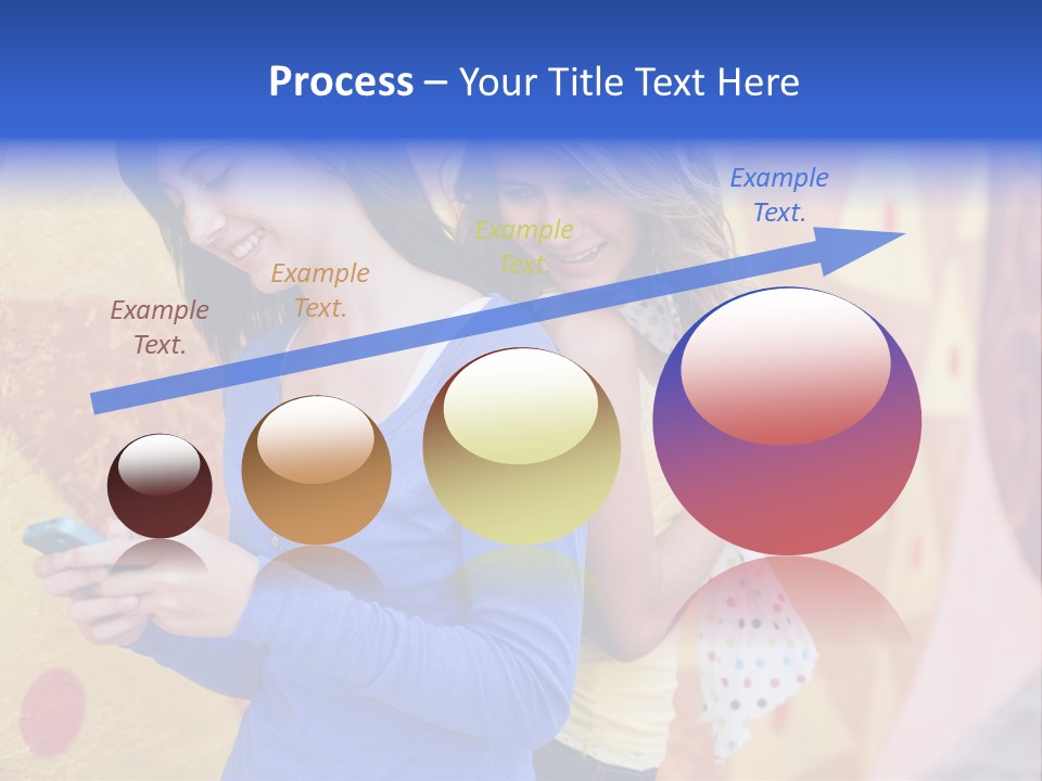 Cute Friendship Horizontal PowerPoint Template