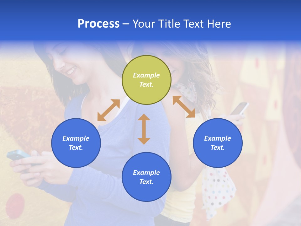 Cute Friendship Horizontal PowerPoint Template