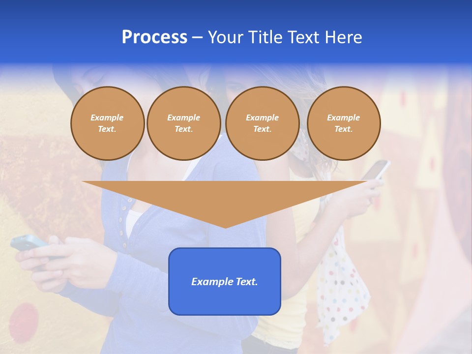 Cute Friendship Horizontal PowerPoint Template