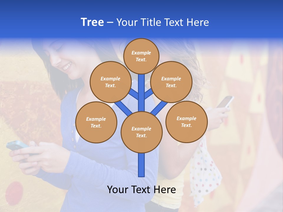 Cute Friendship Horizontal PowerPoint Template