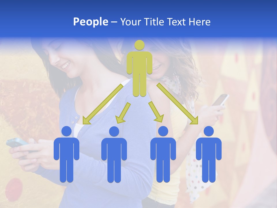 Cute Friendship Horizontal PowerPoint Template