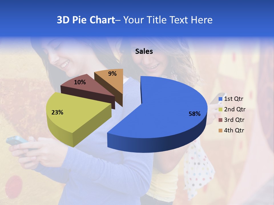 Cute Friendship Horizontal PowerPoint Template