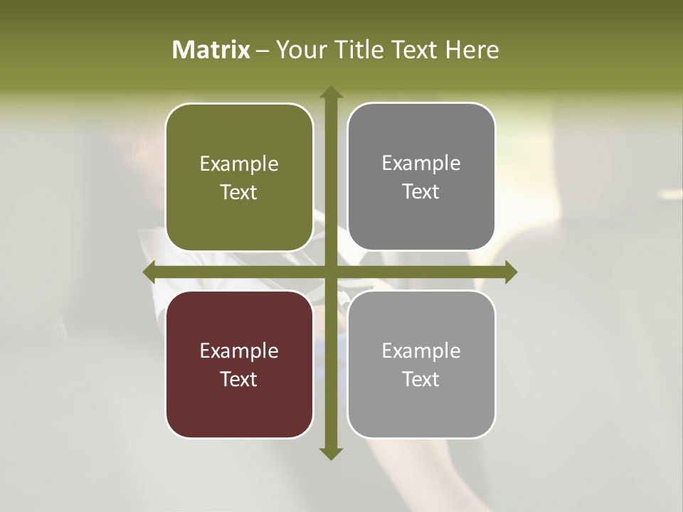 Movement Beauty Portrait PowerPoint Template