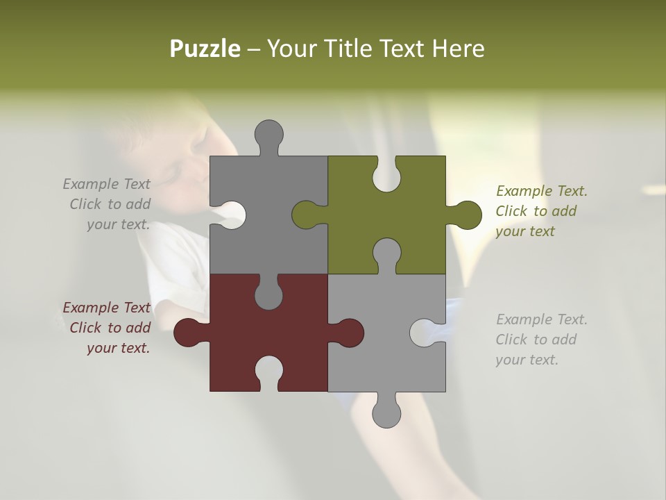 Movement Beauty Portrait PowerPoint Template