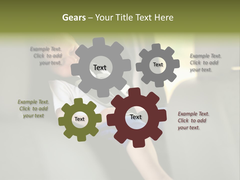 Movement Beauty Portrait PowerPoint Template