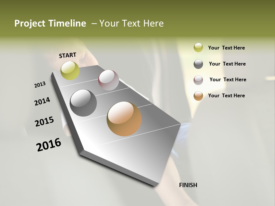 Movement Beauty Portrait PowerPoint Template
