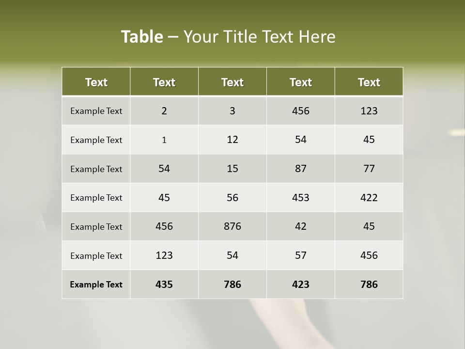 Movement Beauty Portrait PowerPoint Template