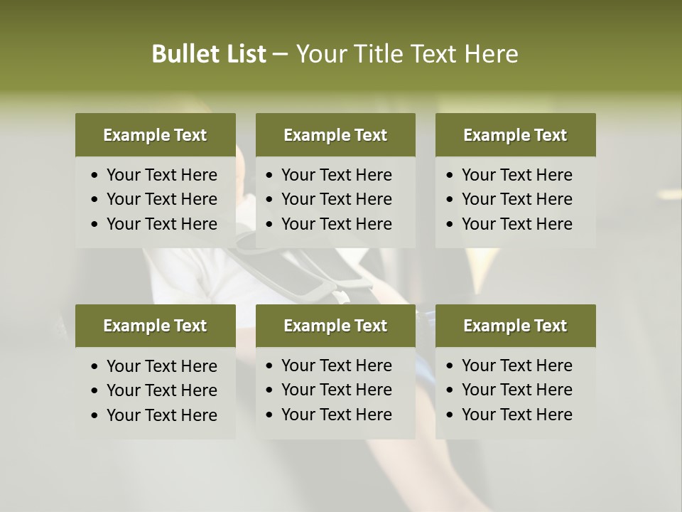 Movement Beauty Portrait PowerPoint Template