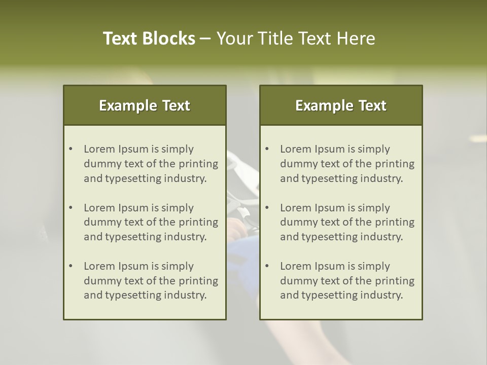 Movement Beauty Portrait PowerPoint Template