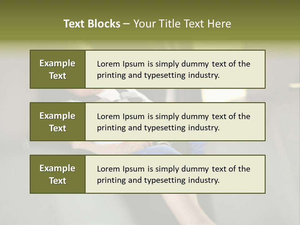 Movement Beauty Portrait PowerPoint Template