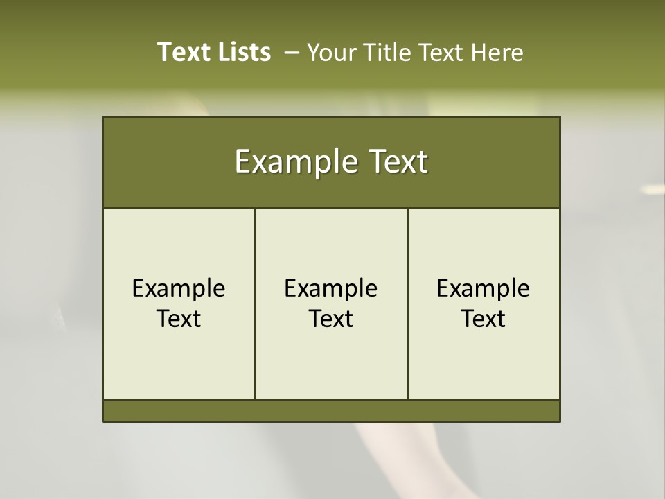 Movement Beauty Portrait PowerPoint Template