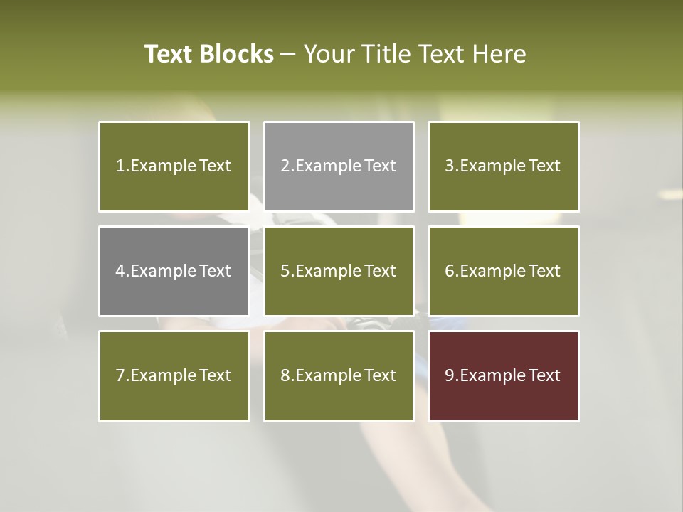 Movement Beauty Portrait PowerPoint Template