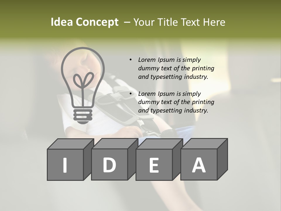 Movement Beauty Portrait PowerPoint Template