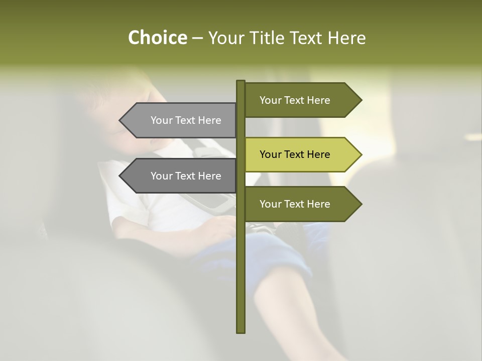 Movement Beauty Portrait PowerPoint Template