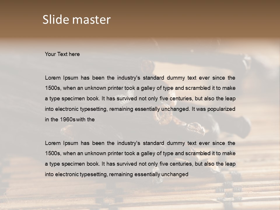 Ingredient Aroma Organic PowerPoint Template