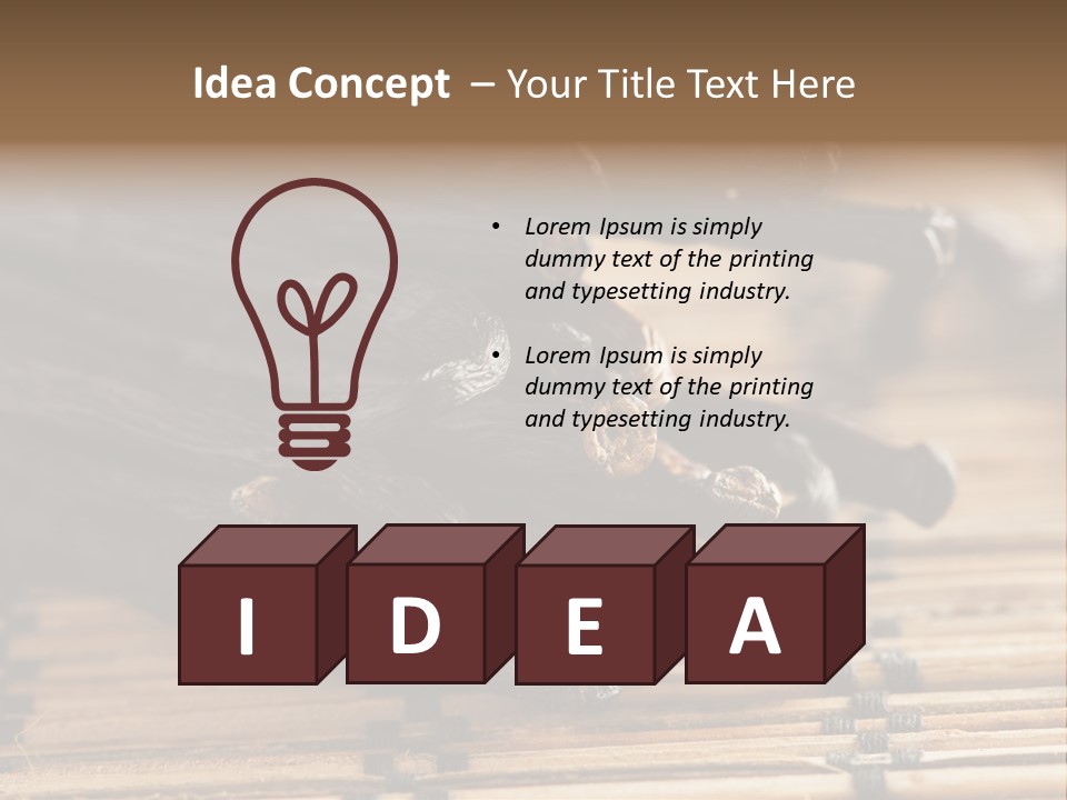 Ingredient Aroma Organic PowerPoint Template