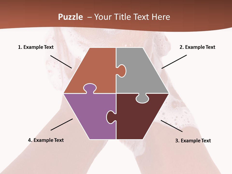 Clean Bubble Cleanliness PowerPoint Template