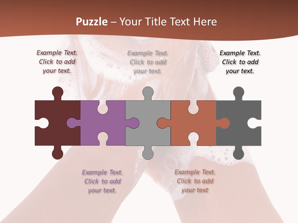 Clean Bubble Cleanliness PowerPoint Template