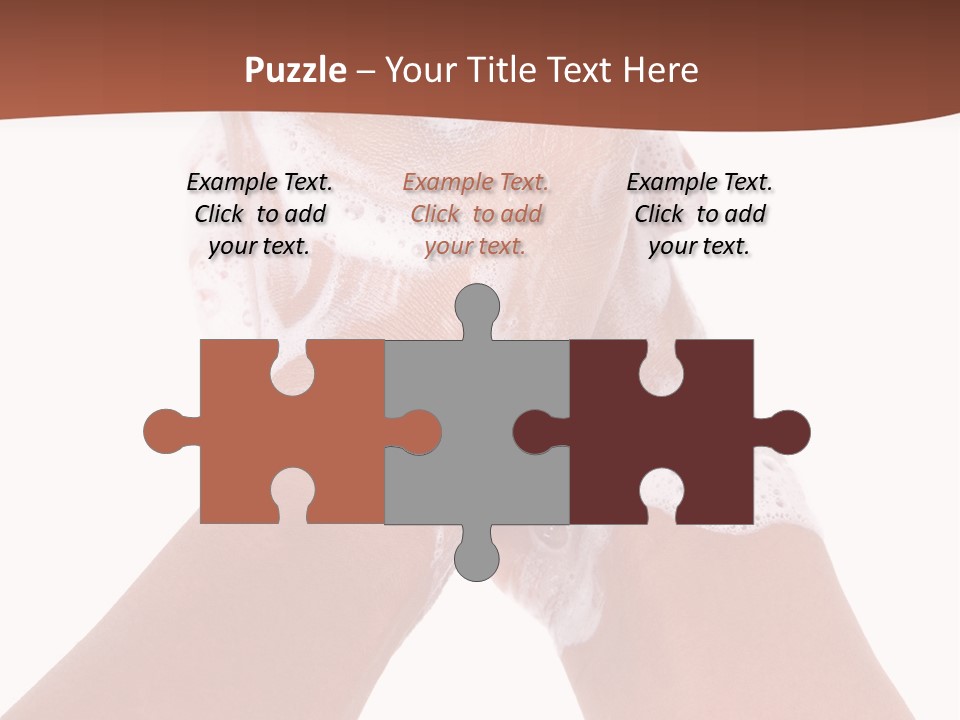 Clean Bubble Cleanliness PowerPoint Template