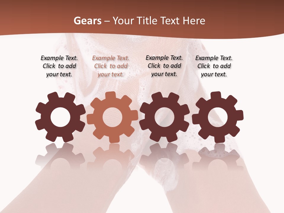 Clean Bubble Cleanliness PowerPoint Template