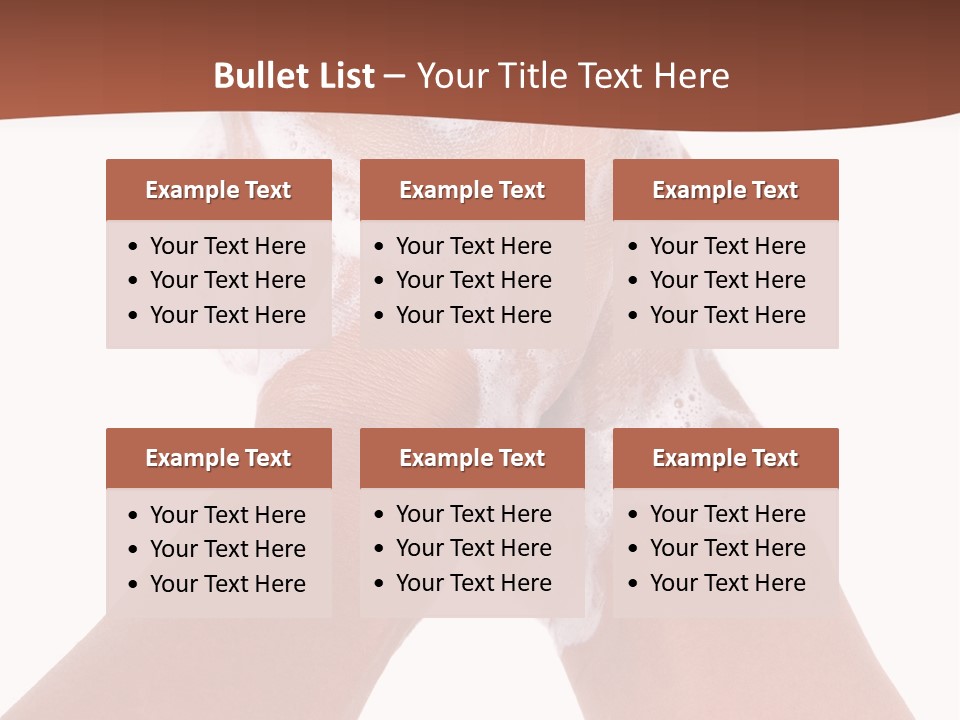 Clean Bubble Cleanliness PowerPoint Template
