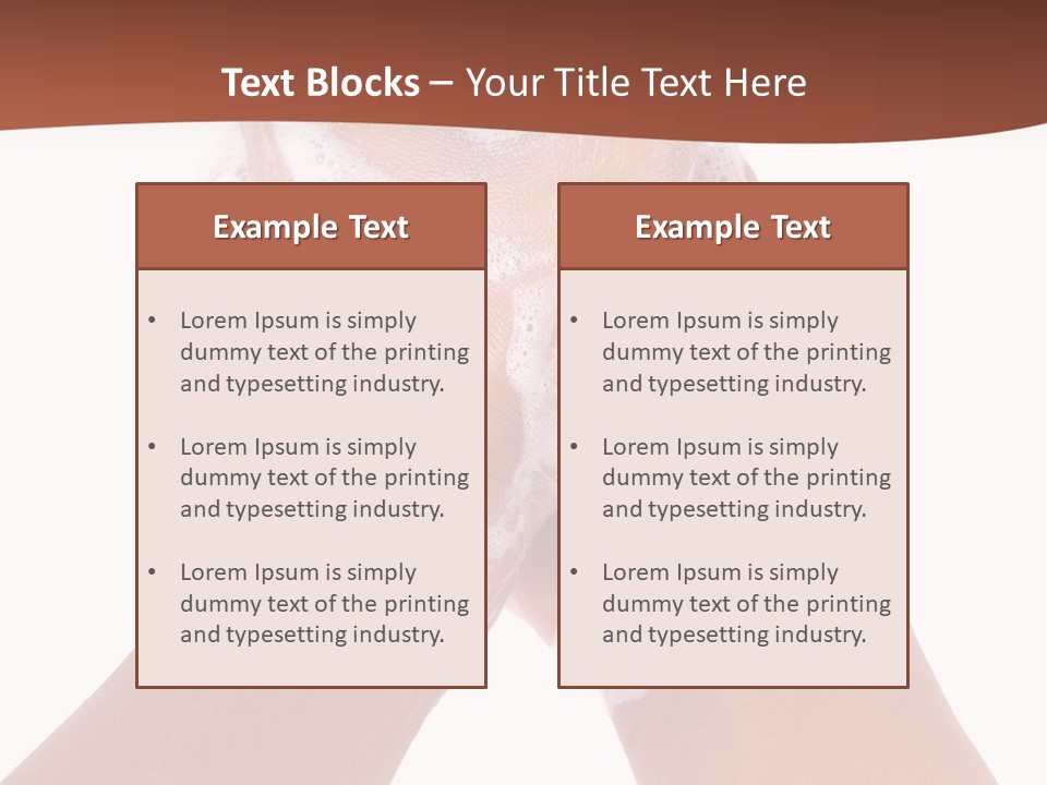 Clean Bubble Cleanliness PowerPoint Template