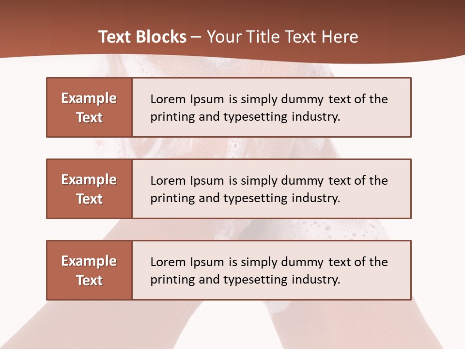 Clean Bubble Cleanliness PowerPoint Template
