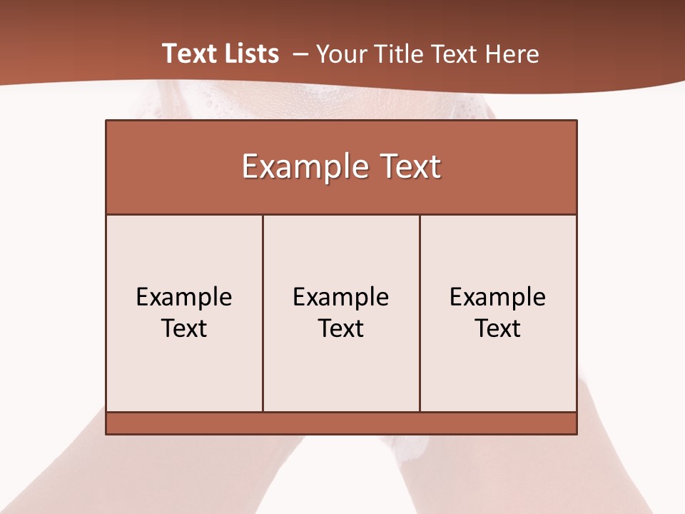 Clean Bubble Cleanliness PowerPoint Template