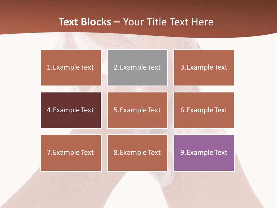 Clean Bubble Cleanliness PowerPoint Template