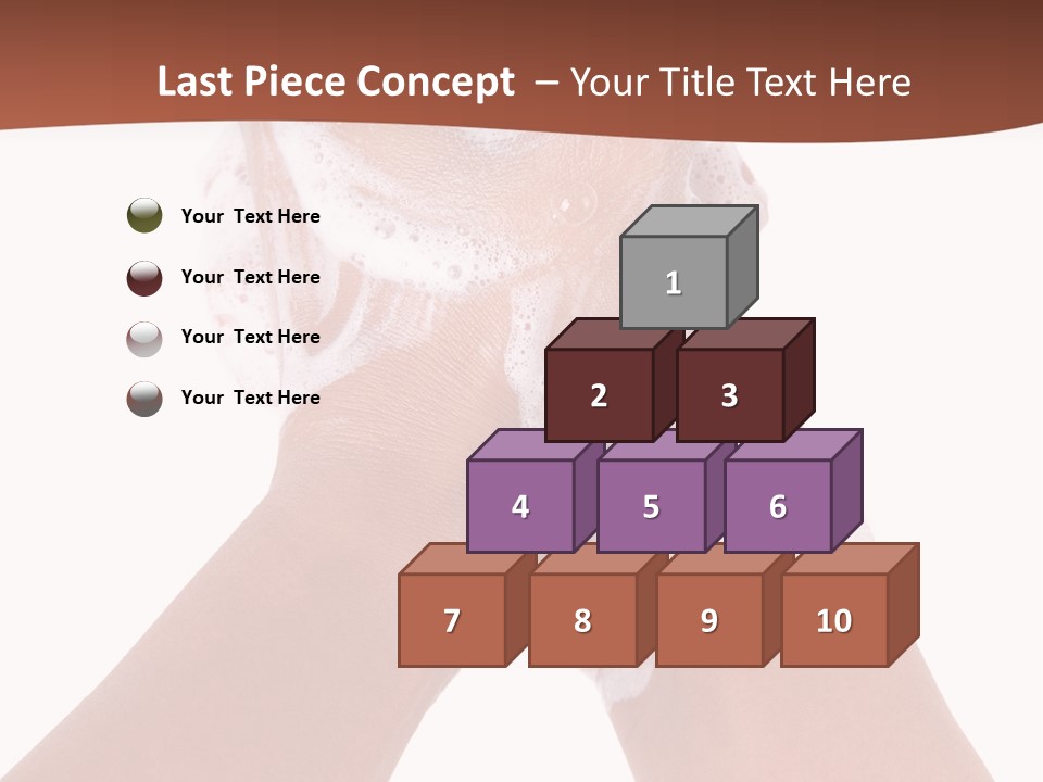 Clean Bubble Cleanliness PowerPoint Template