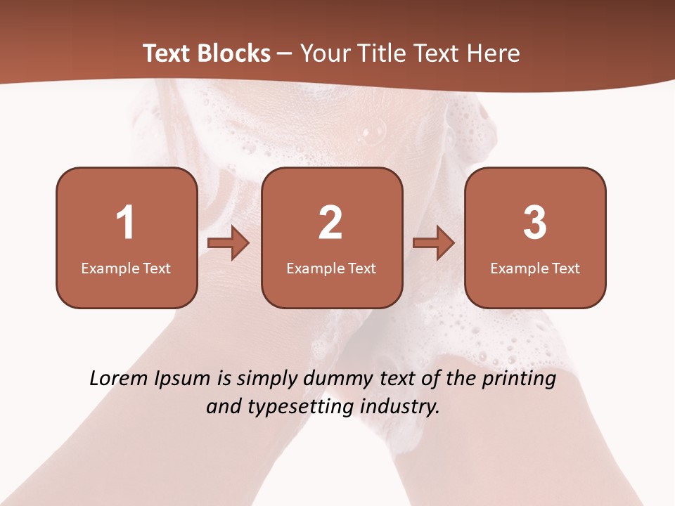 Clean Bubble Cleanliness PowerPoint Template
