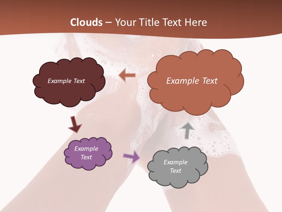 Clean Bubble Cleanliness PowerPoint Template
