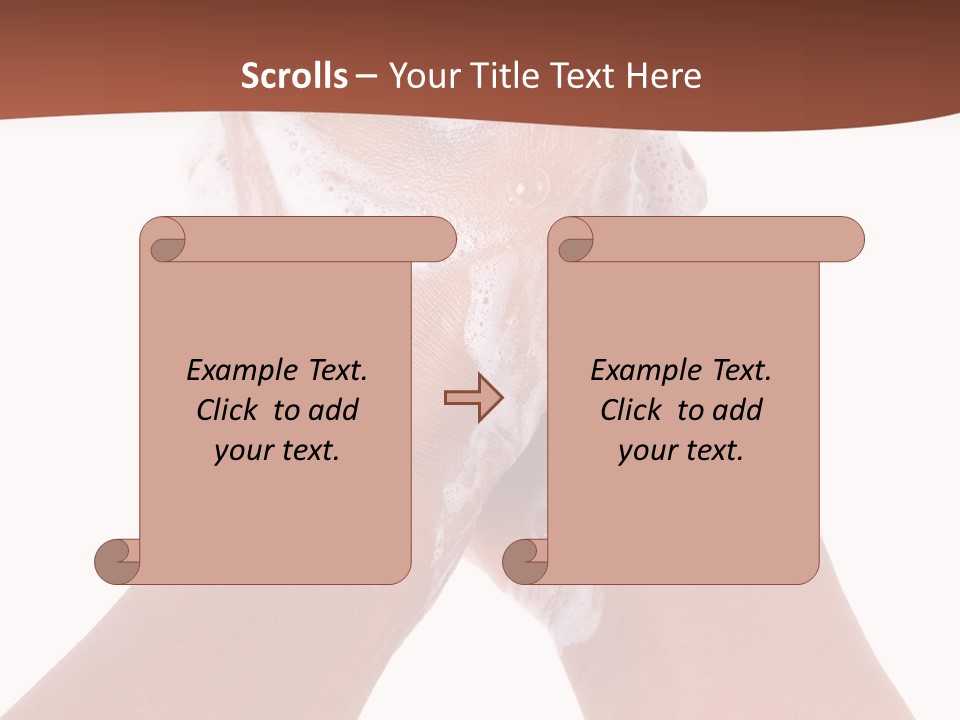 Clean Bubble Cleanliness PowerPoint Template