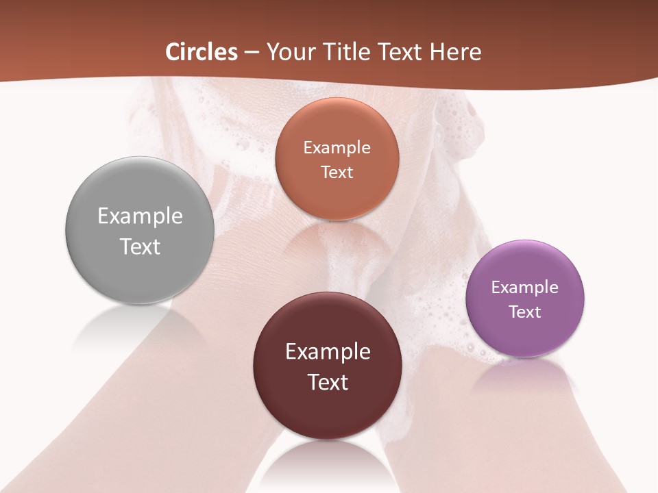 Clean Bubble Cleanliness PowerPoint Template