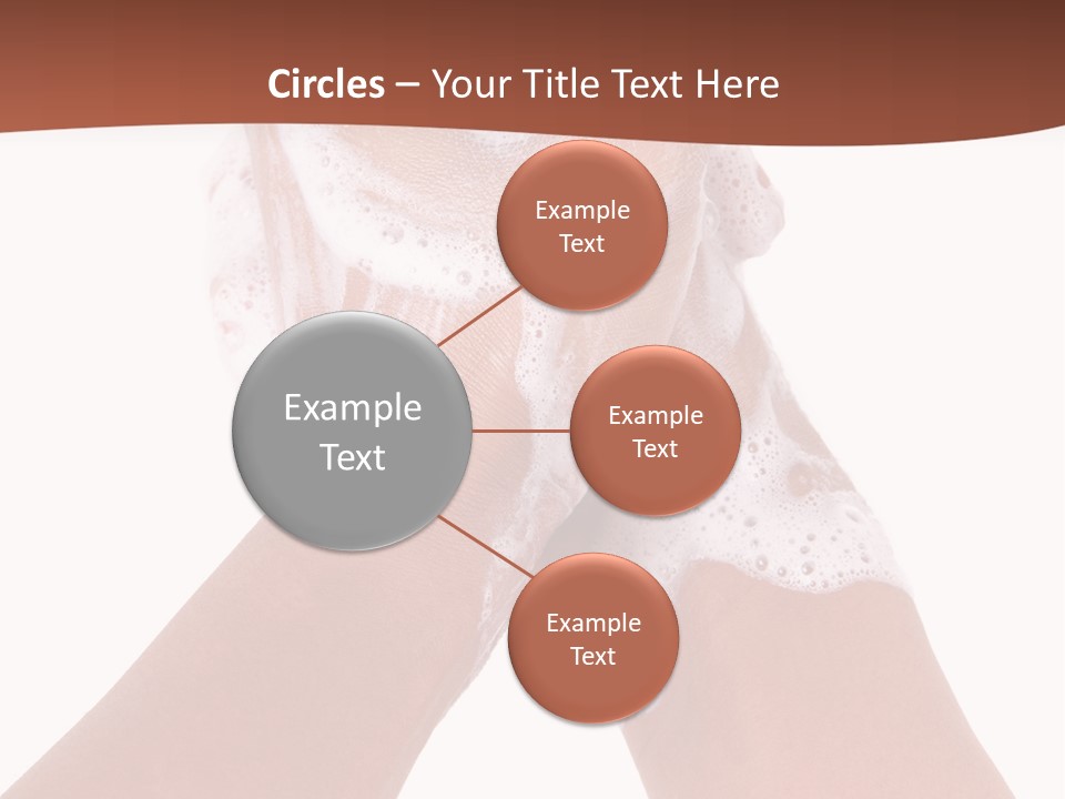 Clean Bubble Cleanliness PowerPoint Template