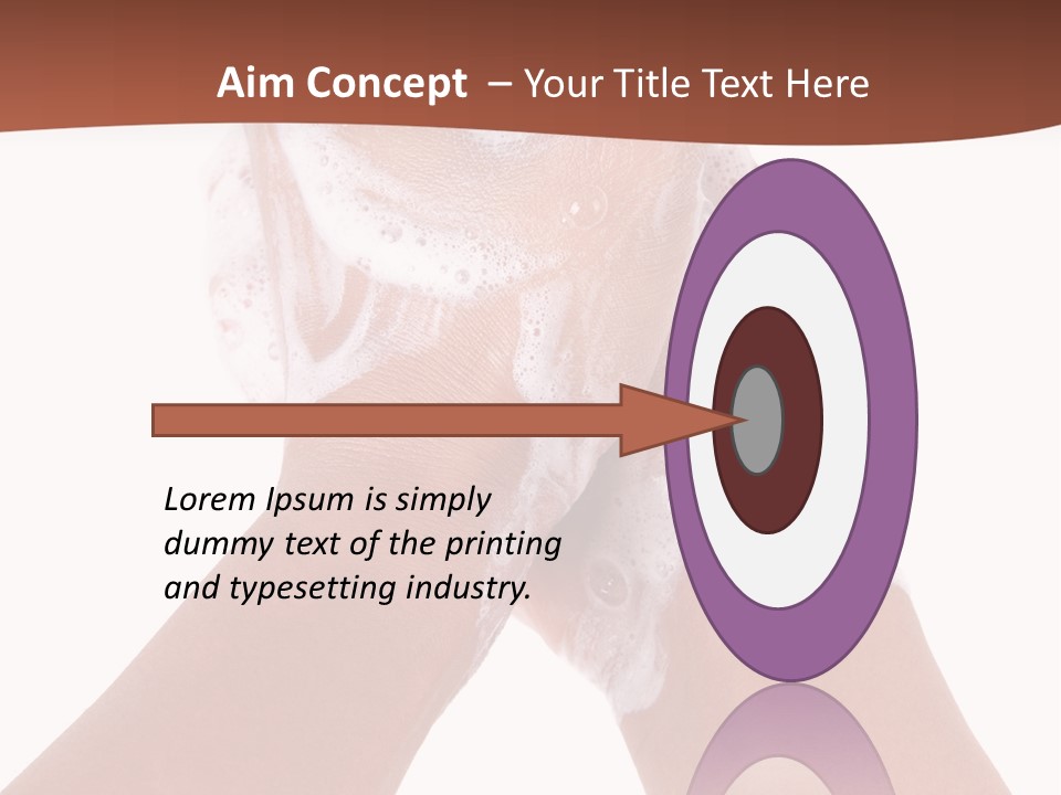 Clean Bubble Cleanliness PowerPoint Template