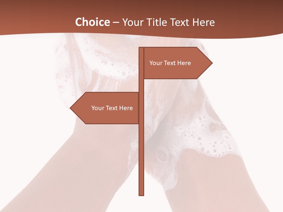 Clean Bubble Cleanliness PowerPoint Template