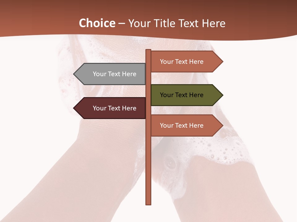 Clean Bubble Cleanliness PowerPoint Template