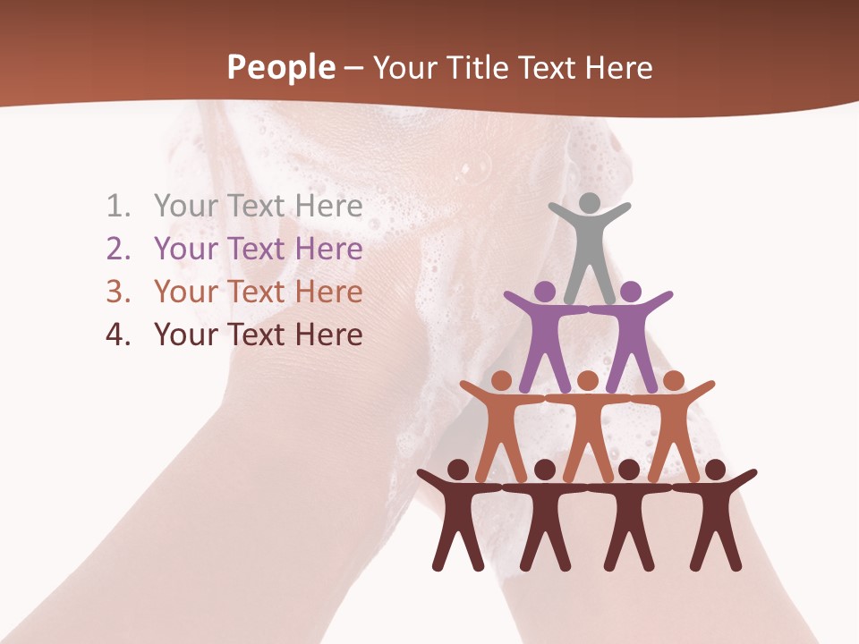 Clean Bubble Cleanliness PowerPoint Template