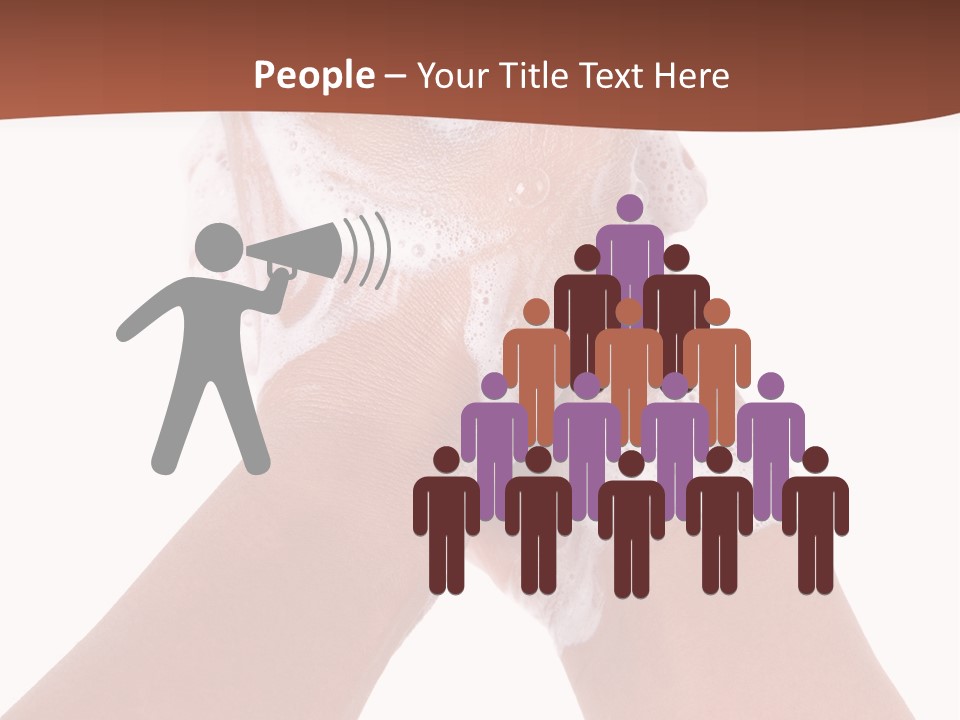 Clean Bubble Cleanliness PowerPoint Template