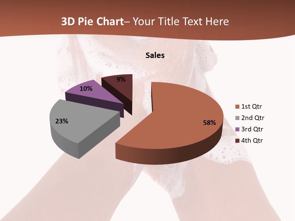 Clean Bubble Cleanliness PowerPoint Template