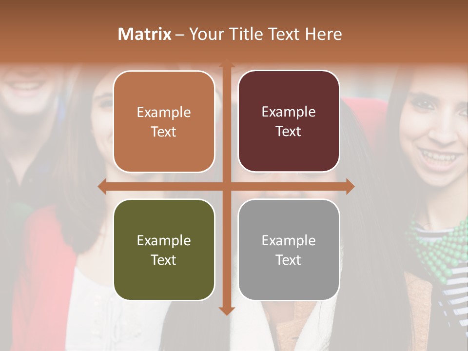 Multiethnic Person Girl PowerPoint Template