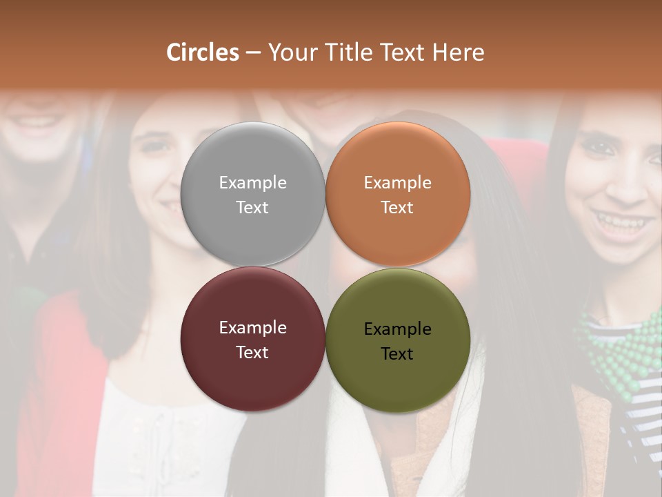 Multiethnic Person Girl PowerPoint Template