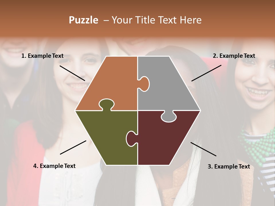 Multiethnic Person Girl PowerPoint Template