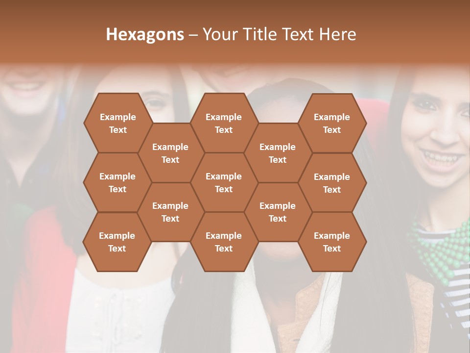 Multiethnic Person Girl PowerPoint Template