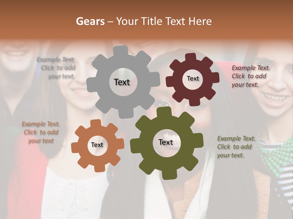 Multiethnic Person Girl PowerPoint Template