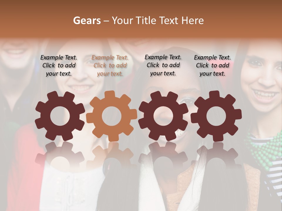 Multiethnic Person Girl PowerPoint Template